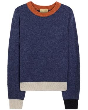 Momoní Clover Crew-Neck Jumper - Blue