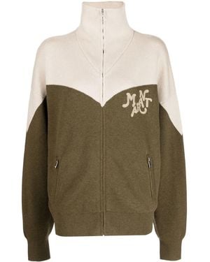 Isabel Marant Andy ハイネック カーディガン - グリーン