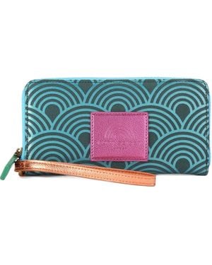 Kurt Geiger Portafoglio Con Zip E Decorazione Arcobaleno - Blu
