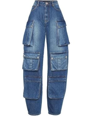 Philipp Plein Cargo-Pocket Jeans - Blue