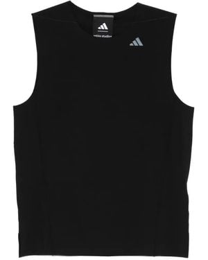adidas X Entire Studios Logo-Print Tank Top - Black
