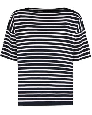 Roberto Collina Striped T-Shirt - Black