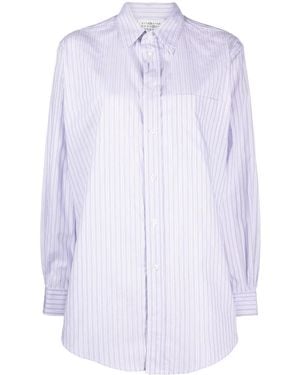 Maison Margiela ストライプ シャツ - ホワイト