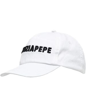 Patrizia Pepe Logo-Detail Baseball Cap - White