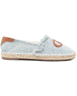 Liu Jo Espadrilles À Motif Monogrammé - White