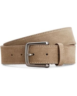 Tod's Suede Buckle-Fastening Belt - Brown