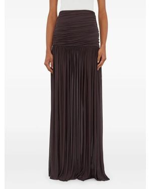 Christopher Esber Jupe Orion À Fronces - Marron