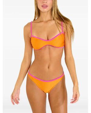 Banana Moon Bikini Con Bordo A Contrasto - Arancione