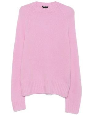 Tom Ford Pullover Mit Geripptem Saum - Pink