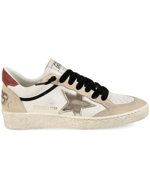 Golden Goose Ball Star Trainers - Multicolour