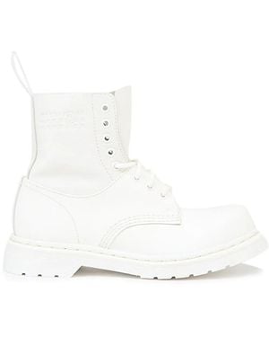MM6 by Maison Martin Margiela X Dr. Martens 1460 Laarzen - Wit