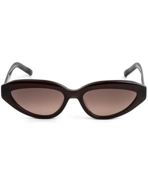 Kaleos Eyehunters Blum Cat-Eye-Frame Sunglasses - Brown