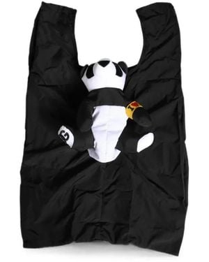 Dolce & Gabbana Panda-Stuffed Tote Bag - Black