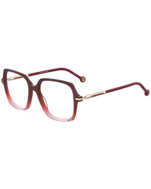 Carolina Herrera Brille Mit Geometrischem Gestell - Weiß