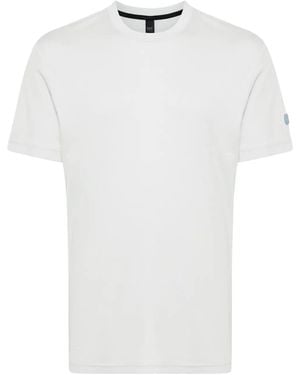Alpha Tauri Logo-Patch Cotton-Blend T-Shirt - White