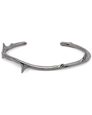 Shaun Leane Sterling Rose Thorn Bangle - White