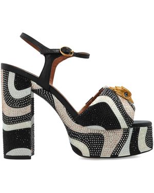 Kurt Geiger 130mm Kensington heeled sandals - Schwarz