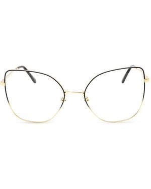 Marc Jacobs Lunettes De Vue À Monture Papillon - Natural