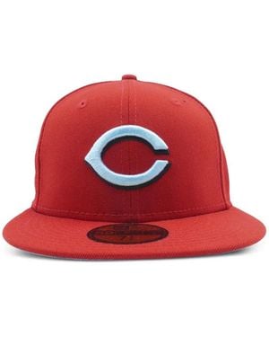 KTZ X Cincinnati Reds 1990 World Series Cloud Under Fitted Hat