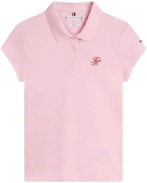 Tommy Hilfiger 1985 Slim-Fit Polo Shirt - Pink