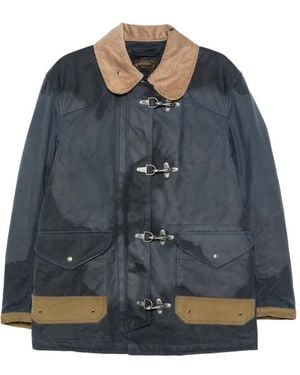 chesapeake's Corduroy-Collar Lobster-Clasp Jacket - Blue