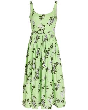 Emilia Wickstead Eglantine Midi Dress - Green