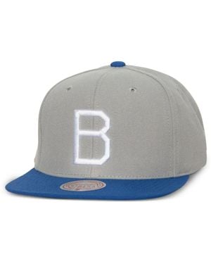 Mitchell & Ness Brooklyn Dodgers Baseball Cap - Grey