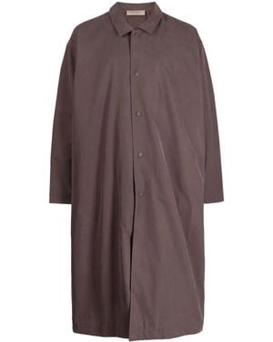 Fear Of God Twill-Weave Single-Breasted Coat - Brown
