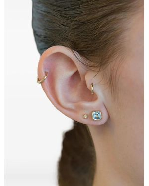 Anzie Puce D'Oreille Aztec Petite North Star En 18Ct - Vert