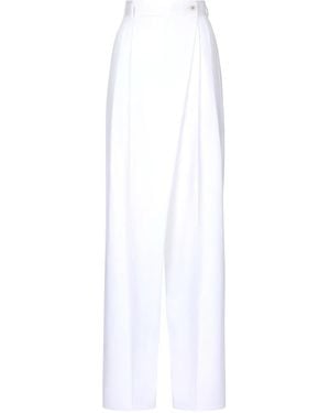 Dolce & Gabbana Dolce & Gabbana High-Waisted Flared Pants - White