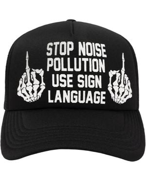 Pleasures Pollution Trucker キャップ - ブラック