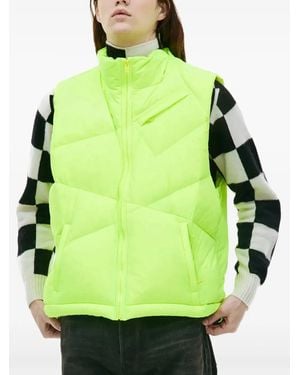 Undercover Quilted Puffer Vest - グリーン