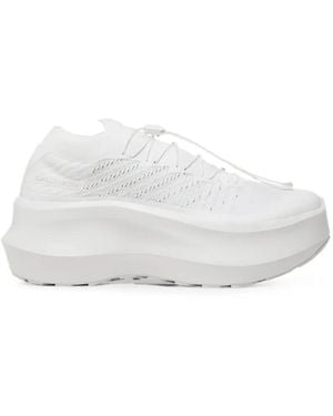 Salomon X Comme Des Garçons Pulsar Platform Sneakers - White