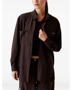 Guess Long Sleeves Shacket - Black