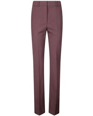 Sportmax Pleated Pants - Purple