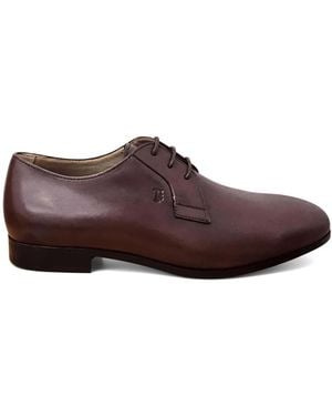 Tod's Leather Derby Shoes - Brown
