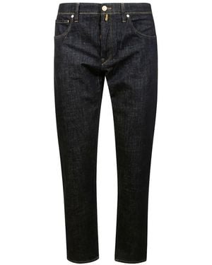 Incotex Logo-Patch Jeans - Black