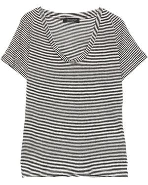 Aragona T-Shirt À Rayures - Grey