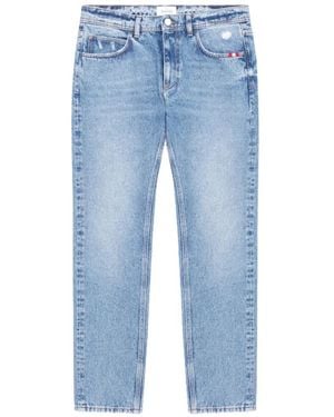 AMISH Whiskered Skinny-Fit Jeans - Blue