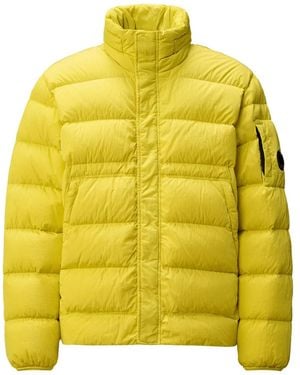 C.P. Company Sleeve-Detail Quilted Jacket - Yellow