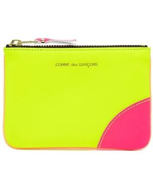 Comme des Garçons Super Fluo Portemonnaie - Gelb