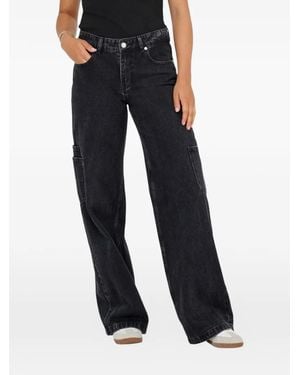 ONLY Pantalon Ample À Poches Cargo - Blue