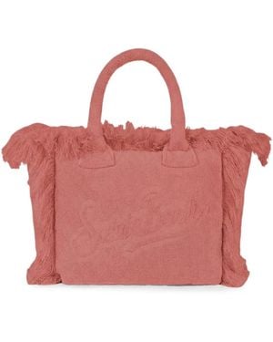 MC2 Saint Barth Colette Fringed-Edge Tote Bag - Pink