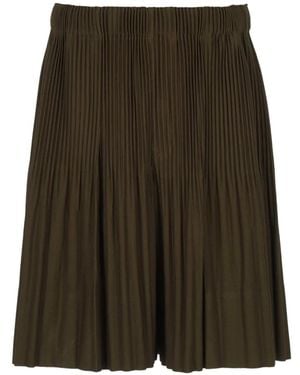 Homme Plissé Issey Miyake Pleated Shorts - Green