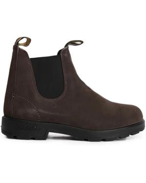 Blundstone 2413 Suede Chelsea Boots - Black