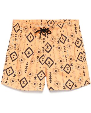 TOOCO Short De Bain À Imprimé Graphique - Neutre