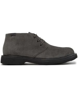 Camper Norman Suede Boots - Black