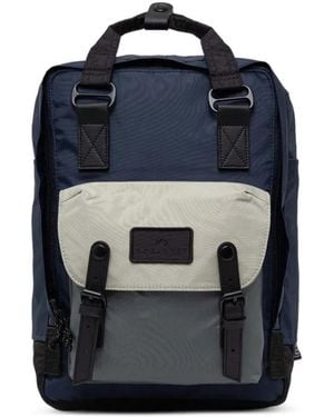 Doughnut Buckle-Fastening Backpack - Blue