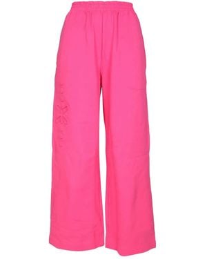 McQ Elasticated-Waistband Pants - Pink