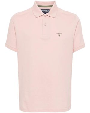 Barbour Polo Con Ricamo - Rosa